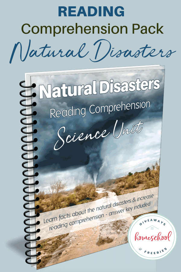natural disasters reading comprehension science unit