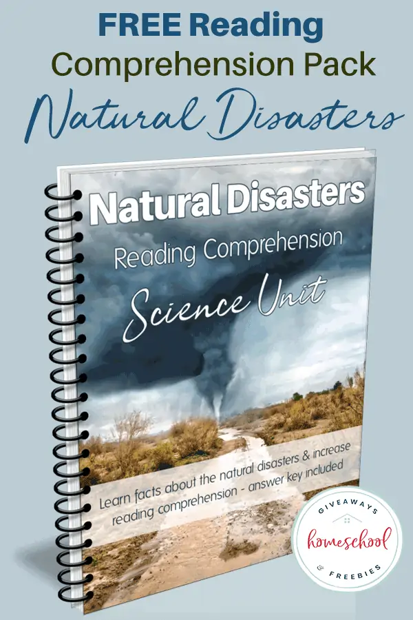 natural disasters reading comprehension science unit