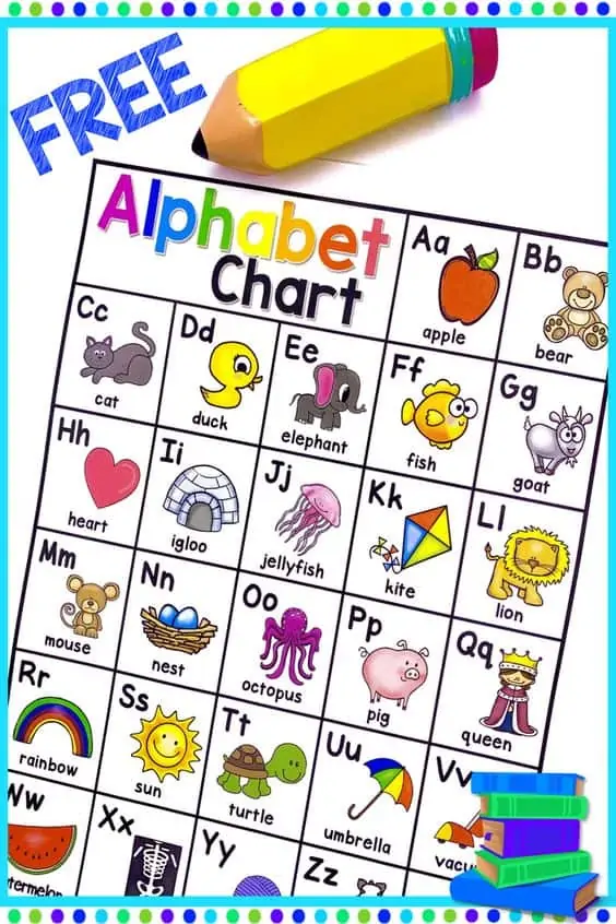 FREE Printable Alphabet Chart