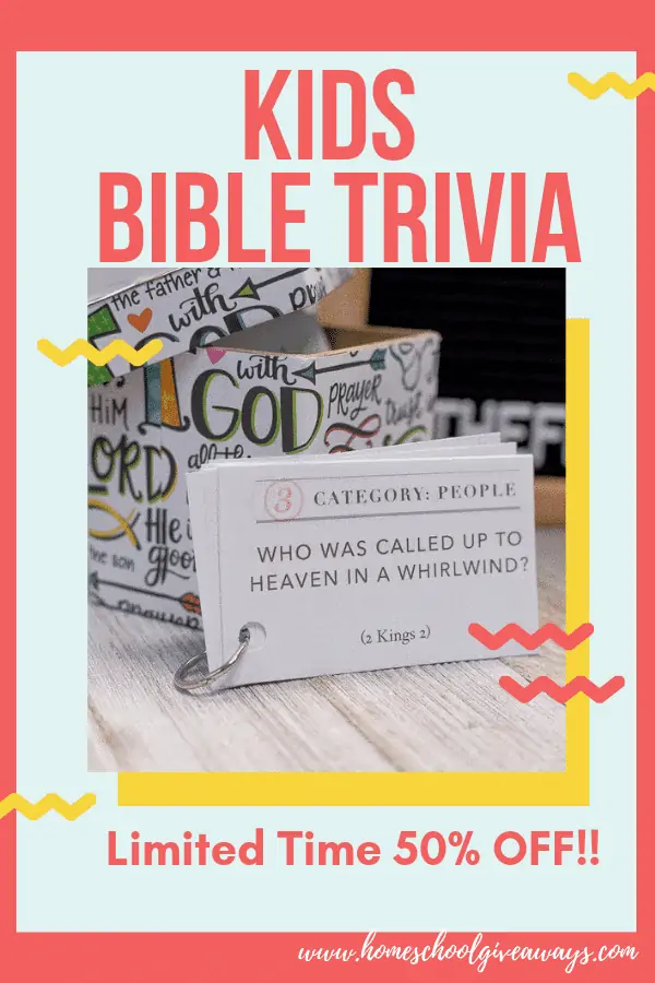 kids Bible trivia