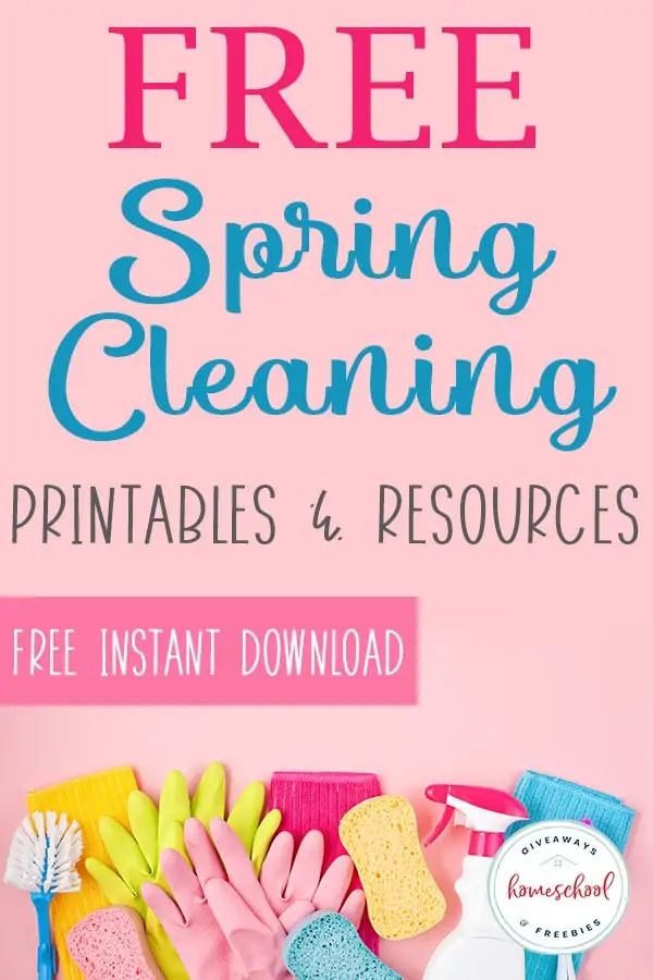 spring cleaning printables and resources