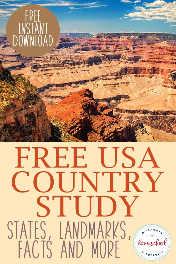 FREE USA Country Study | Free Homeschool Deals