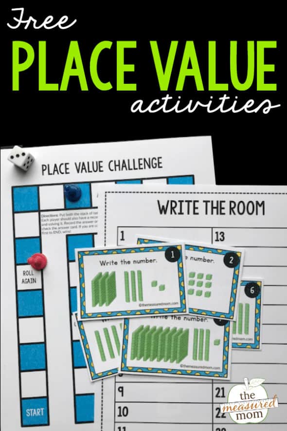 free printable game to practice place value 2nd grade fun homeschool giveaways