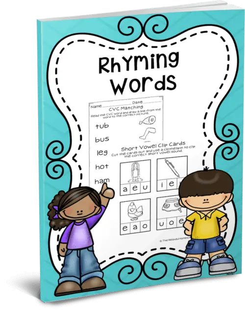 rhyming words pages