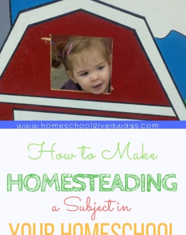 Learn how to make homesteading a subject in your homeschool during each season. #homesteading #homeschooling