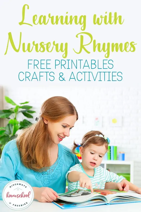 Nursery Rhymes free printables, crafts, and activities