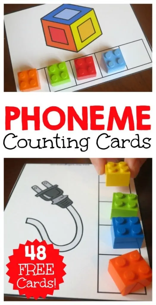 phoneme counting cards