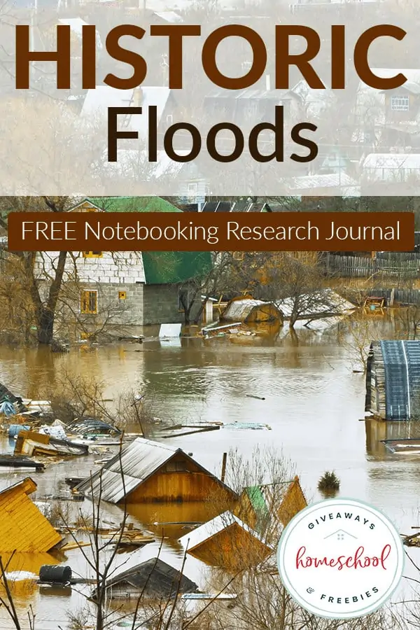 Historic Floods Free Notebooking Research Journal