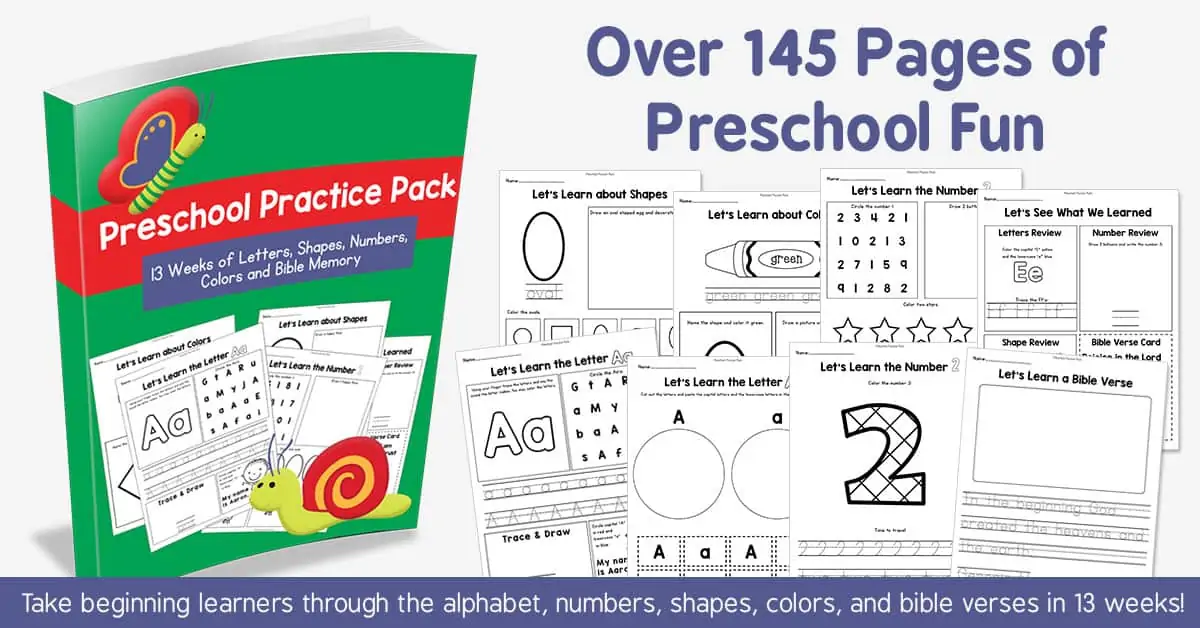 Over 145 Pages of Preschool Fun book and page examples