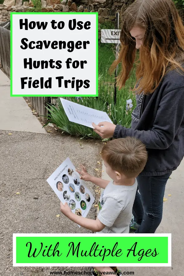 Make your school field trips even more fun with scavenger hunts