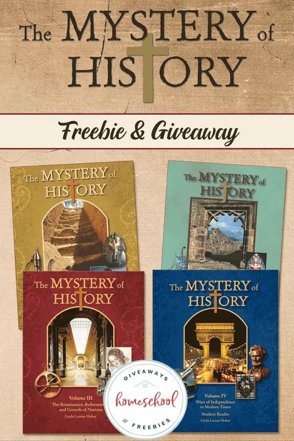 Mystery of History freebie and giveaway