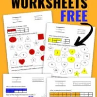free find the number worksheets