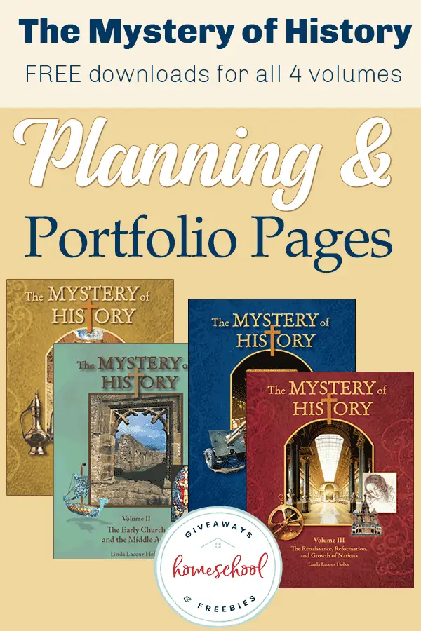 Planning & Portfolio Pages text with image examples of workbook covers