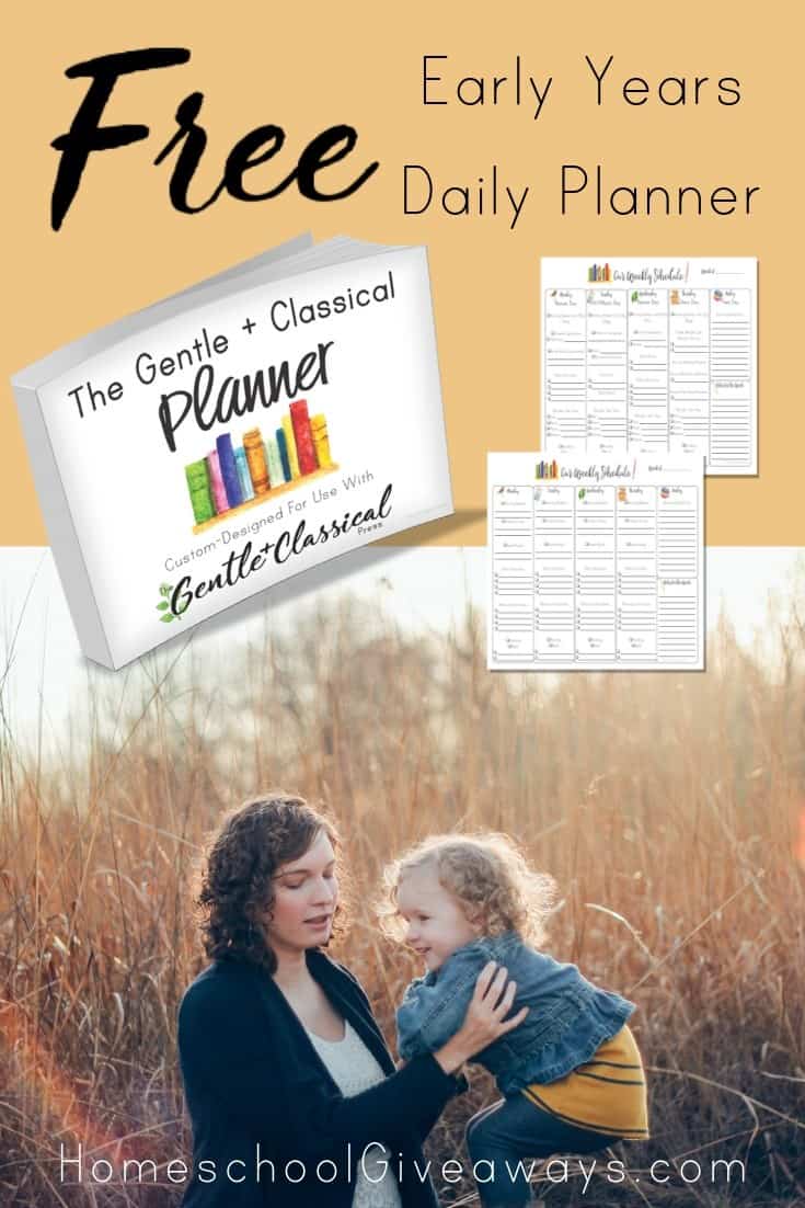 Have you been looking for a FREE, weekly, Charlotte Mason friendly planner for the early years? I have one for you right here!