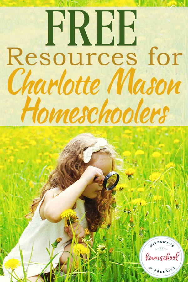 free resources for charlotte mason homeschoolers