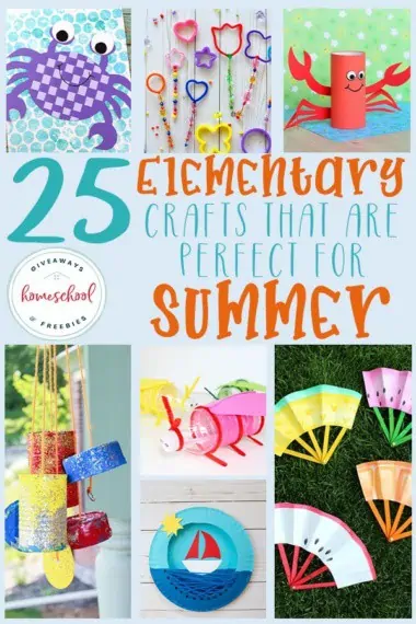 25 elementary crafts that are perfect for summer