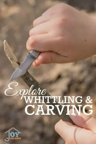 exploring whittling and carving