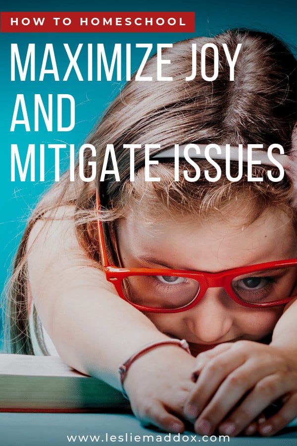 how to homeschool maximize joy and migrate issues