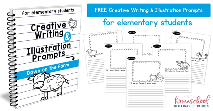 elementary creative writing and illustration prompts