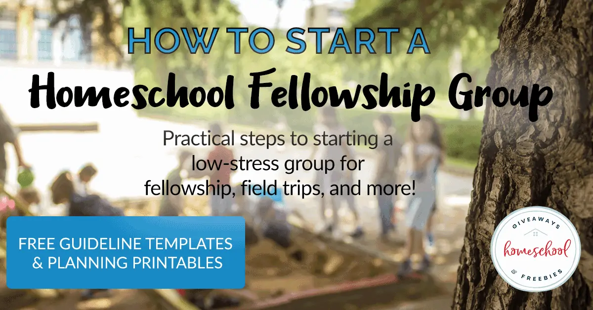 how to start a homeschool fellowship group