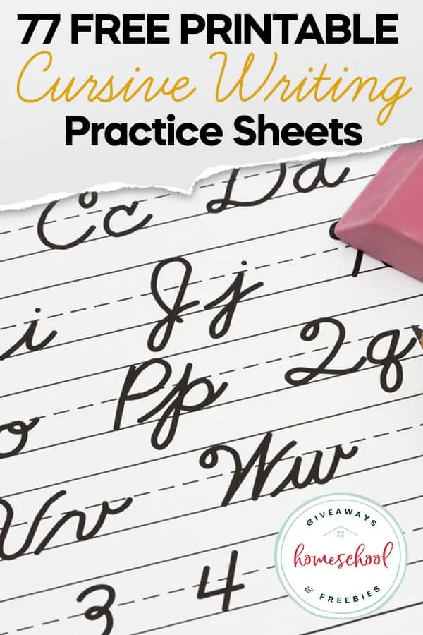 77 Free Printable Cursive Writing Practice Sheets