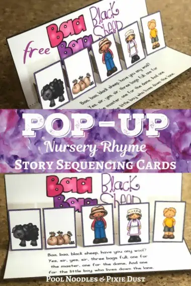 Pop-Up Nursery Rhyme Story Sequencing Cards