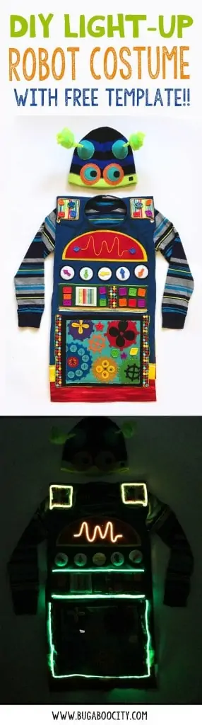 DIY Light-Up Robot Costume
