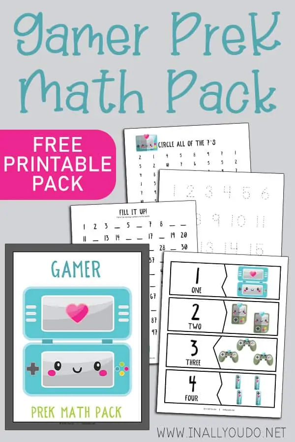 free printable math pack