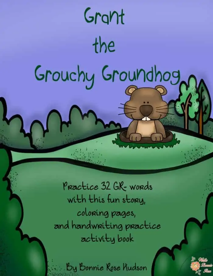 Grant the Grouchy Groundhog children\'s book cover