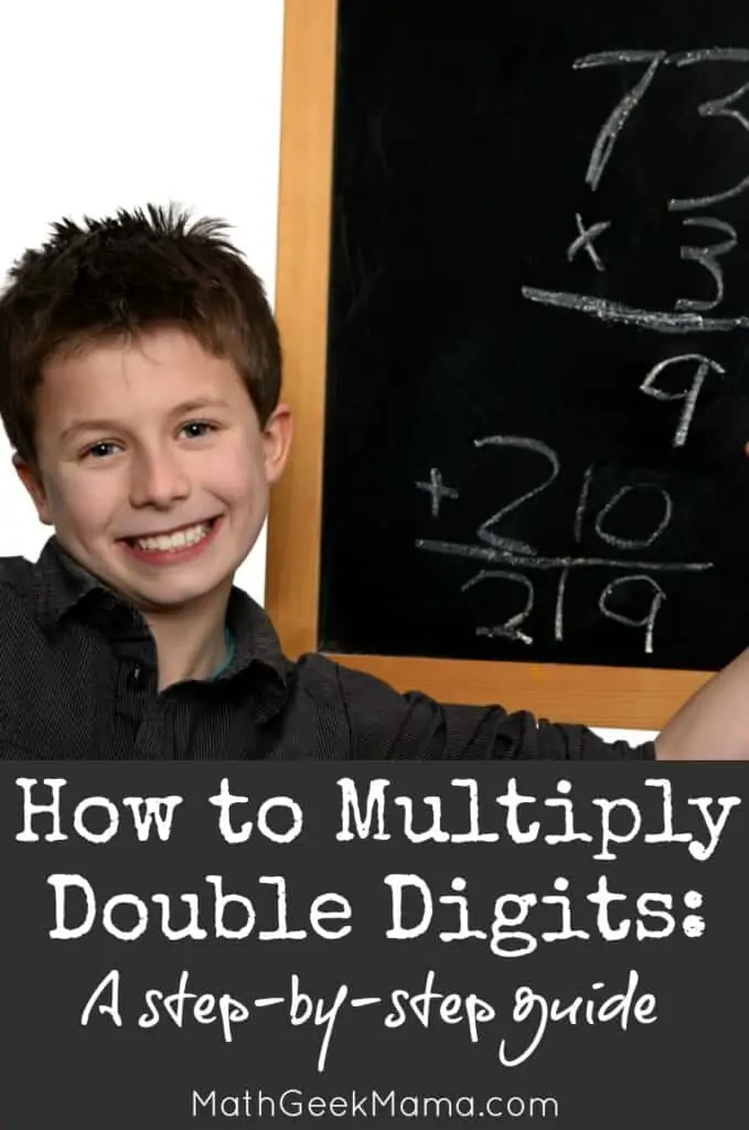 A step by step guide how to multiple double digits
