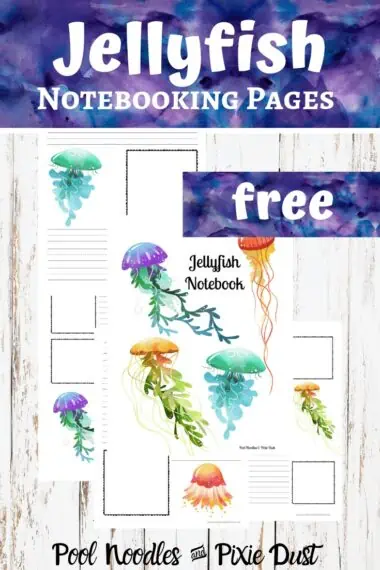 FREE Jellyfish Notebooking Pages