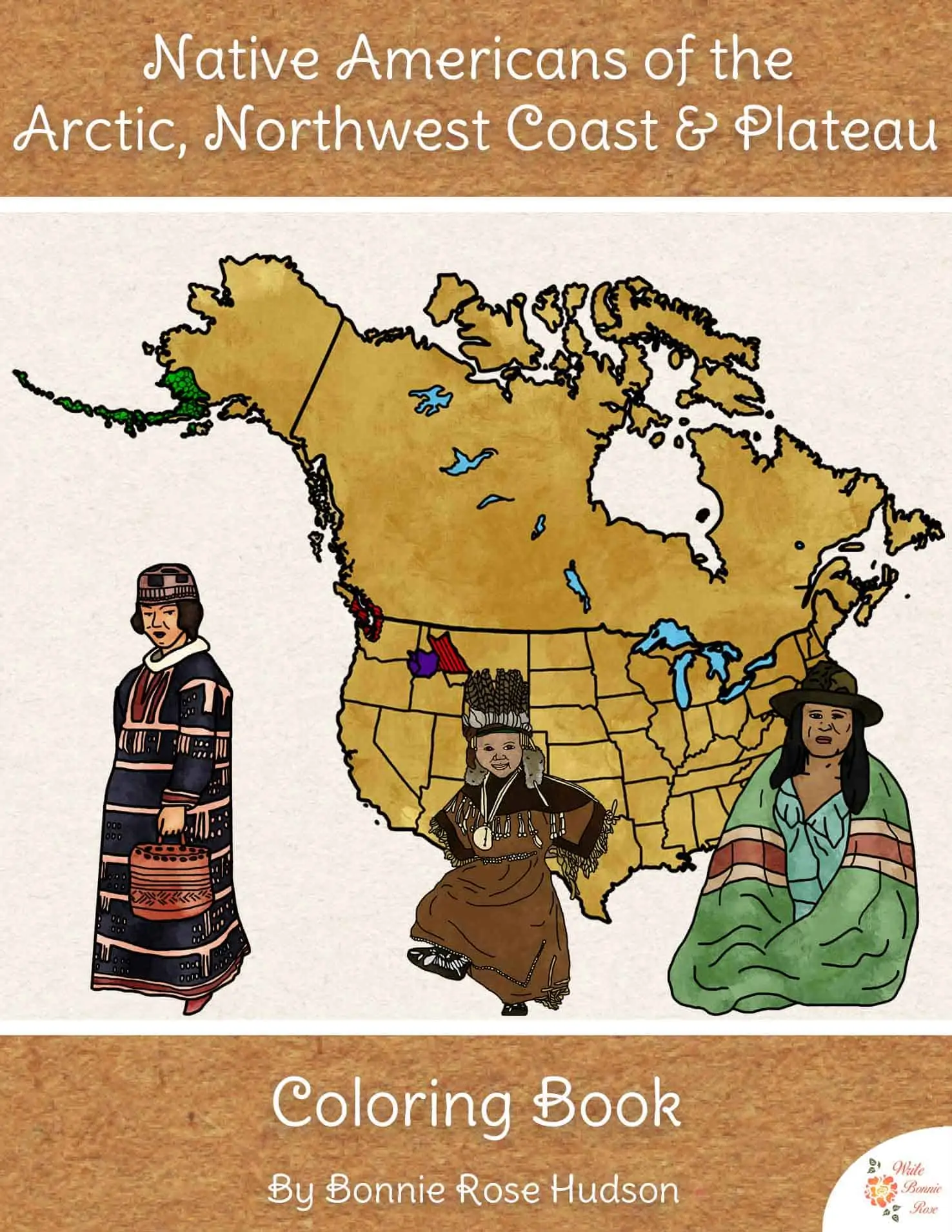 Native-Americans-of-the-Arctic,-Northwest-Coast,-and-Plateau-Coloring-Book-WBR