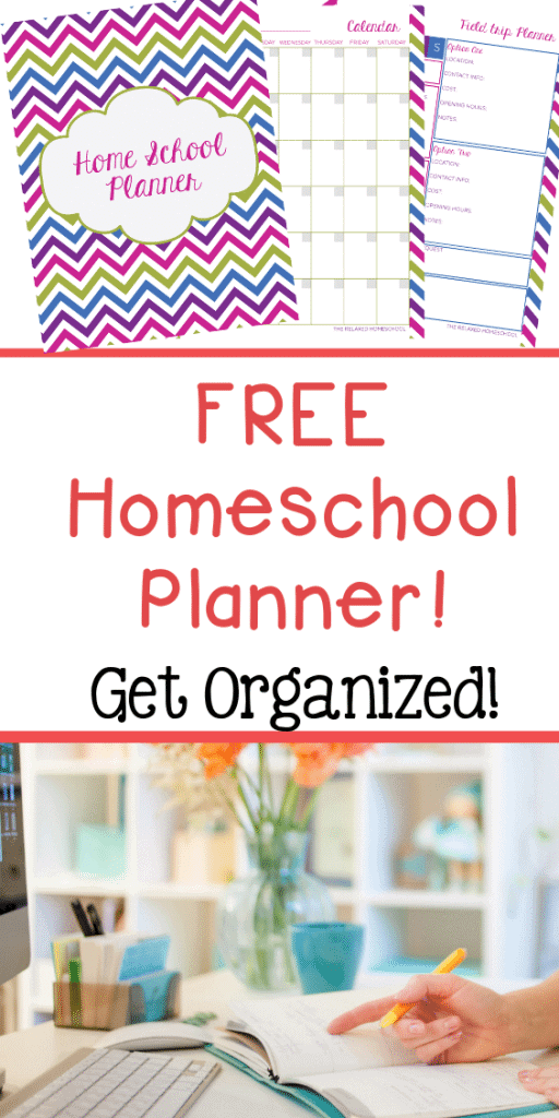 Free Homeschool Planner! Get Organized!