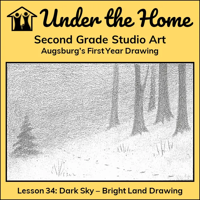 Under the Home Second Grade Studio Art Augsburg\'s First Year Drawing