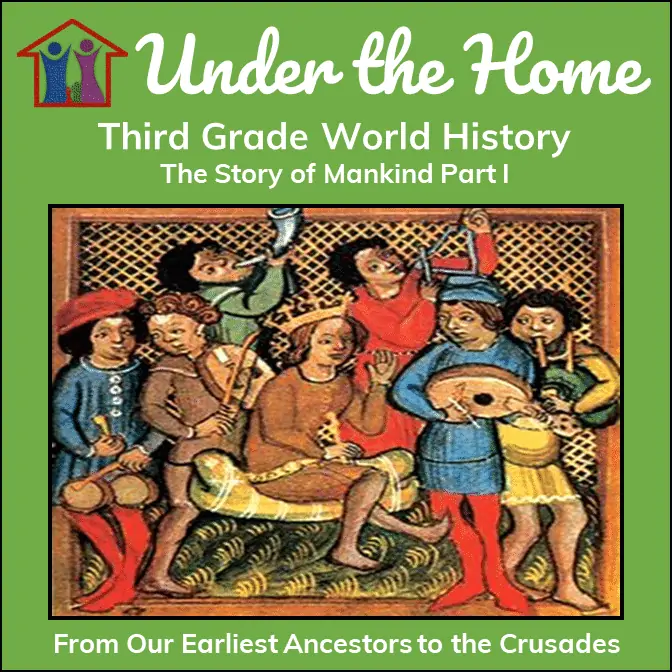 Under the Home Third Grade World History The Story of Mankind Part 1