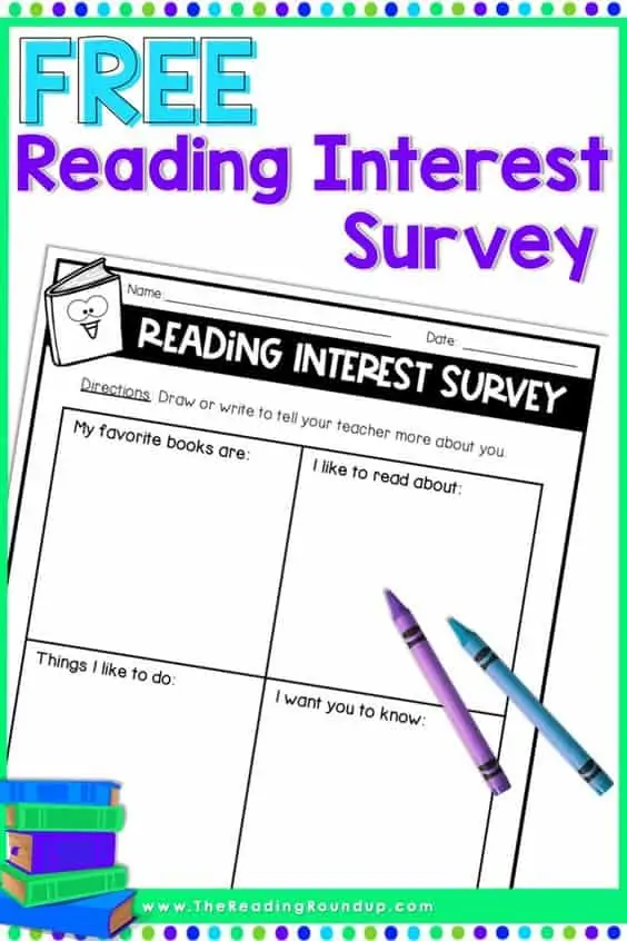 Free Reading Interest Survey