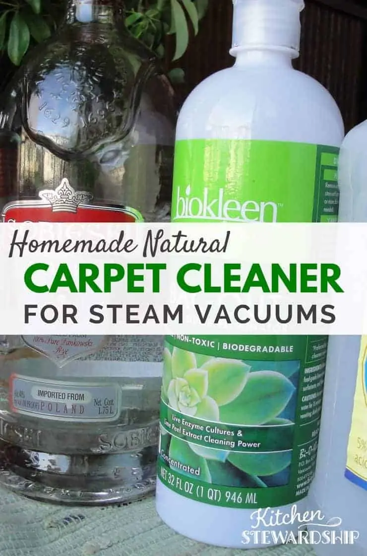 Homemade Natural Carpet Cleaner for Steam Vacuums