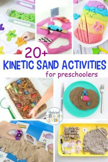 20+ Kinetic Sand Activities for Preschoolers