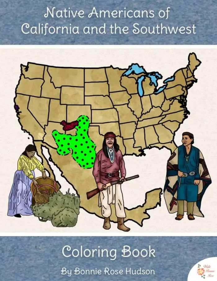 Native Americans of California and the Southwest Coloring Book