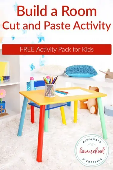 Build a Room Cut and Paste Free Activity for Kids