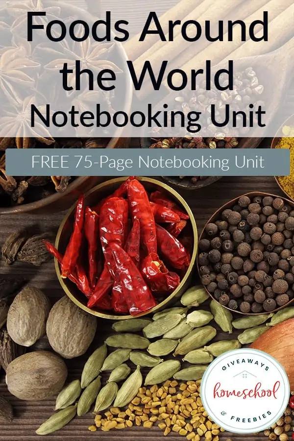 Food Around the World Notebooking Unit