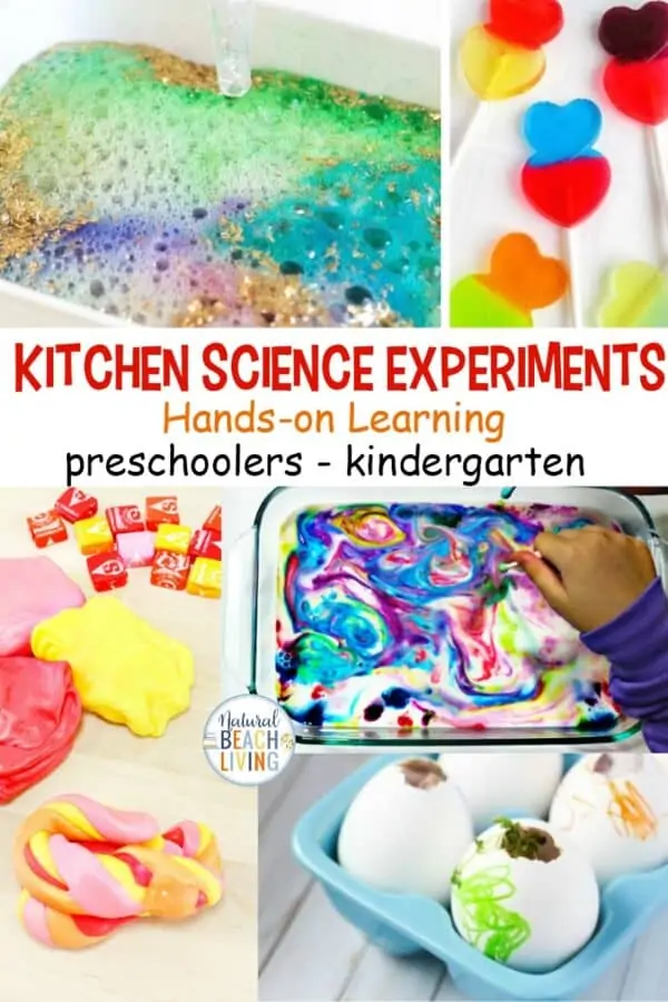 Kitchen Science Experiments Hands-On Learning Preschoolers - Kindergarten
