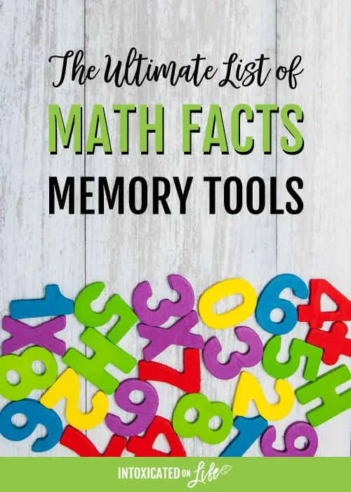 The Ultimate List of Math Facts Memory Tools