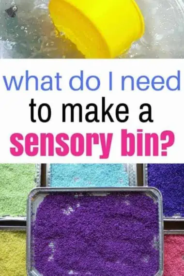 What do I Need to Make a Sensory Bin?