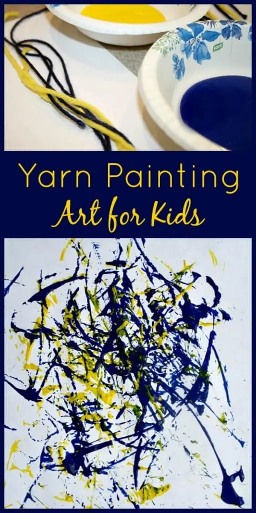 Yarn Painting Art for Kids