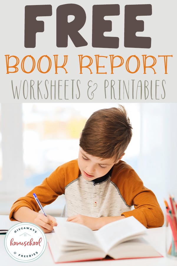 FREE Book Report Worksheets and Printables for your homeschool #bookreports #freebookreportideas #bookreportprintables