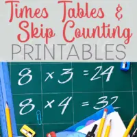 FREE Times Tables Skip Counting and Printables