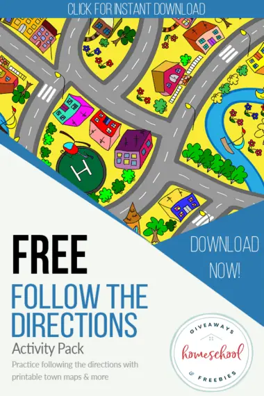 FREE Follow the Directions Activity Pack