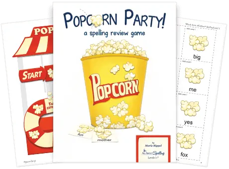 Popcorn Party! A Spelling Review Game