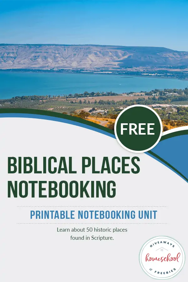 Free Printable Biblical Places Notebooking Unit